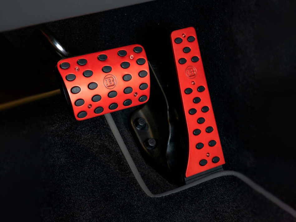 W464 W463A Orange Brabus Pedal Covers Set for G Wagon Mercedes G-Class
